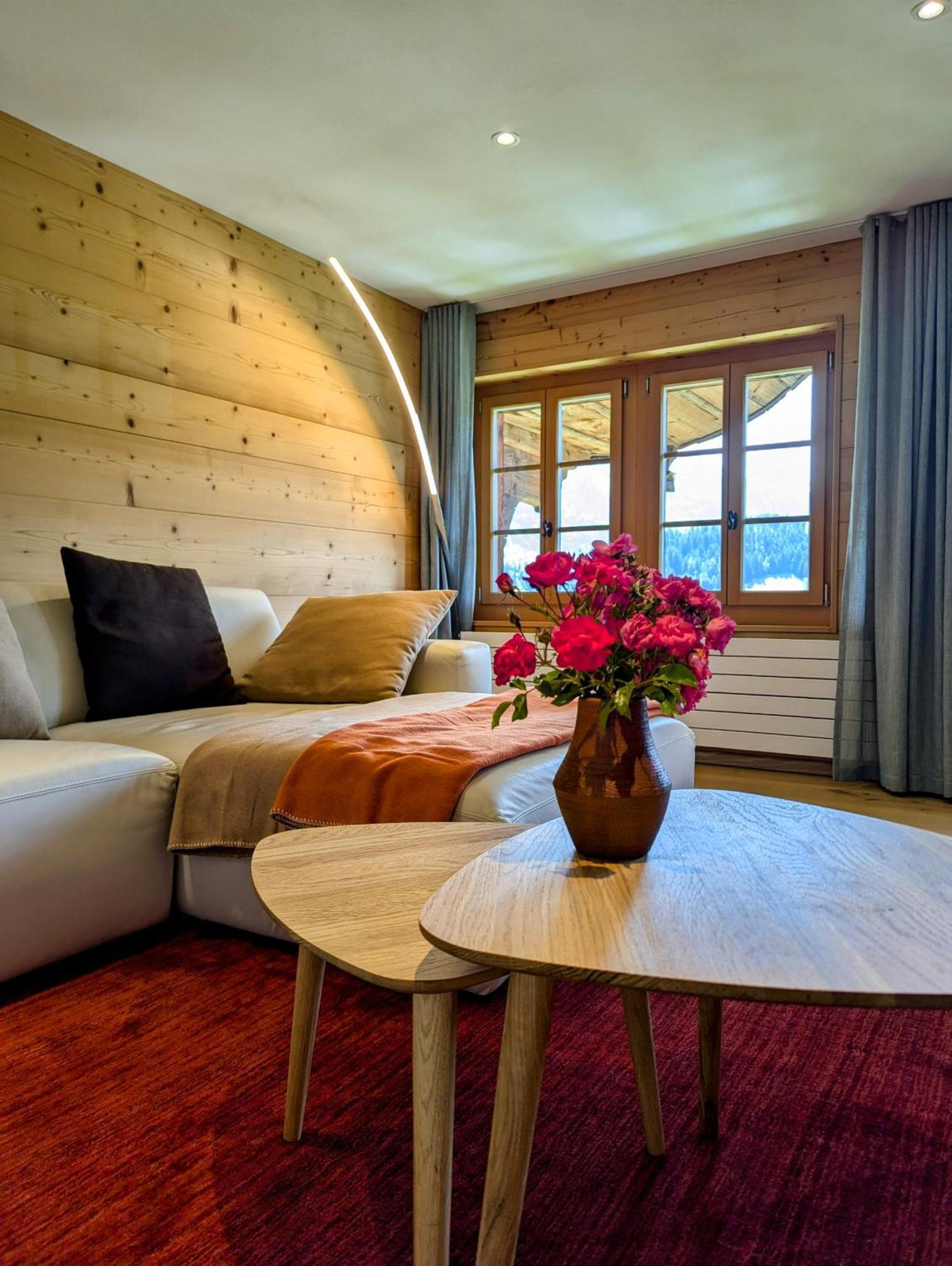 Swiss Mountain-Valley View Lodge Erlenbach im Simmental Exteriör bild