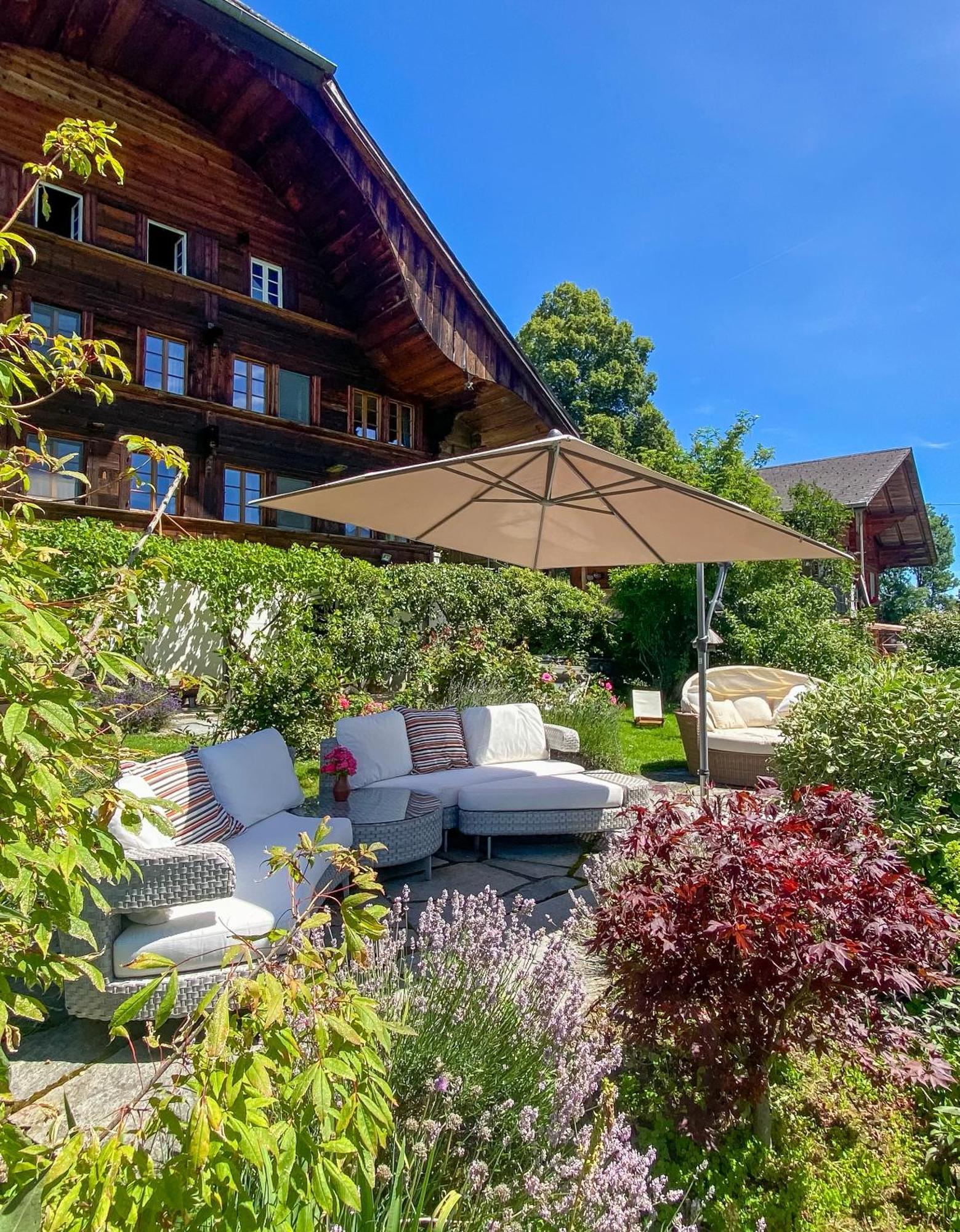 Swiss Mountain-Valley View Lodge Erlenbach im Simmental Exteriör bild