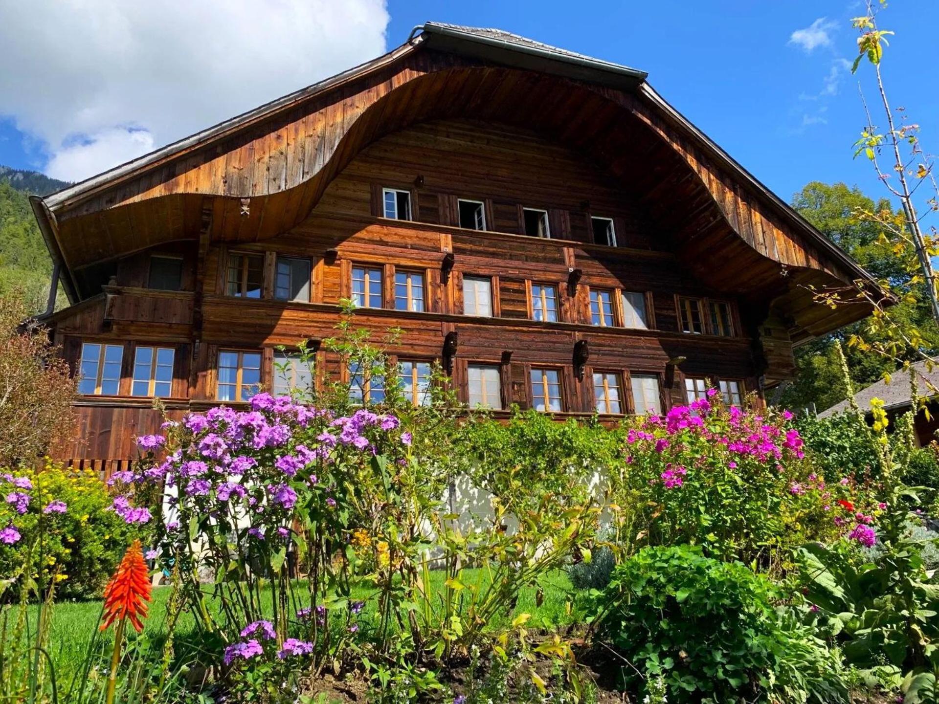 Swiss Mountain-Valley View Lodge Erlenbach im Simmental Exteriör bild