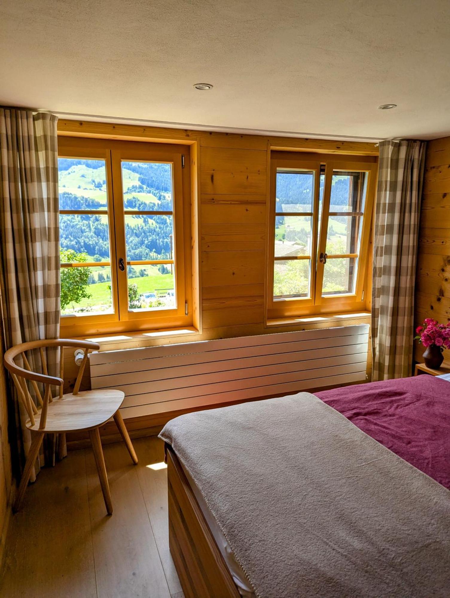 Swiss Mountain-Valley View Lodge Erlenbach im Simmental Exteriör bild