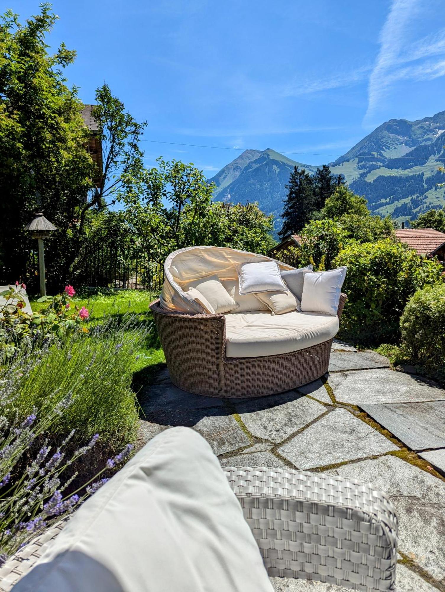 Swiss Mountain-Valley View Lodge Erlenbach im Simmental Exteriör bild